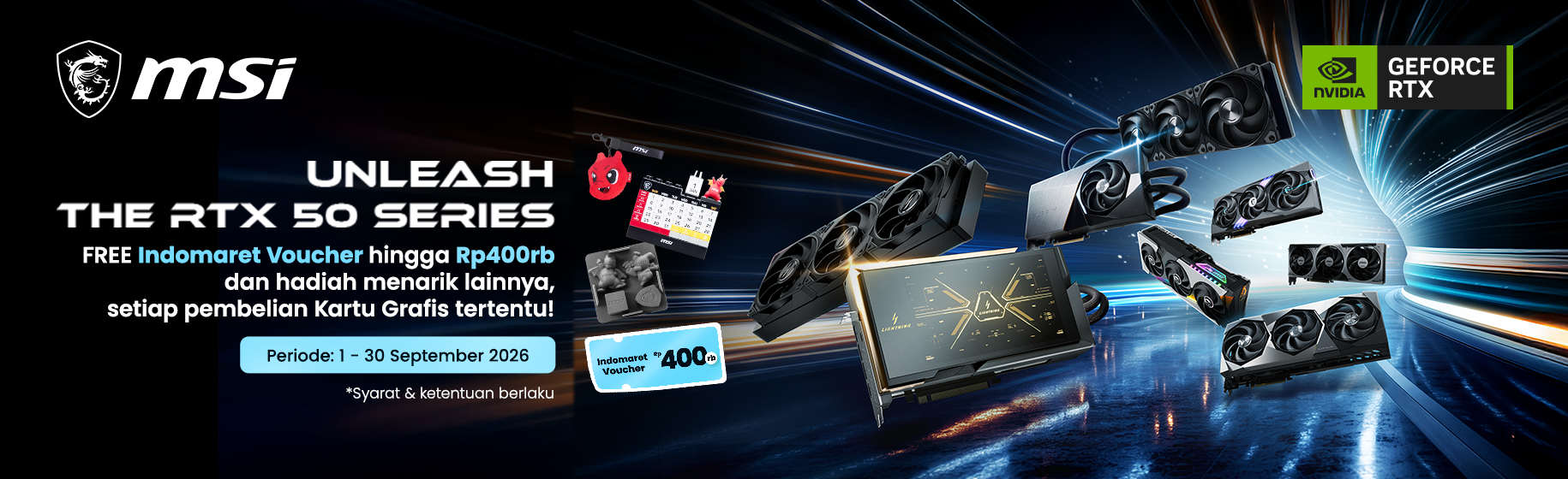 MSI Unleash The RTX 50 Series