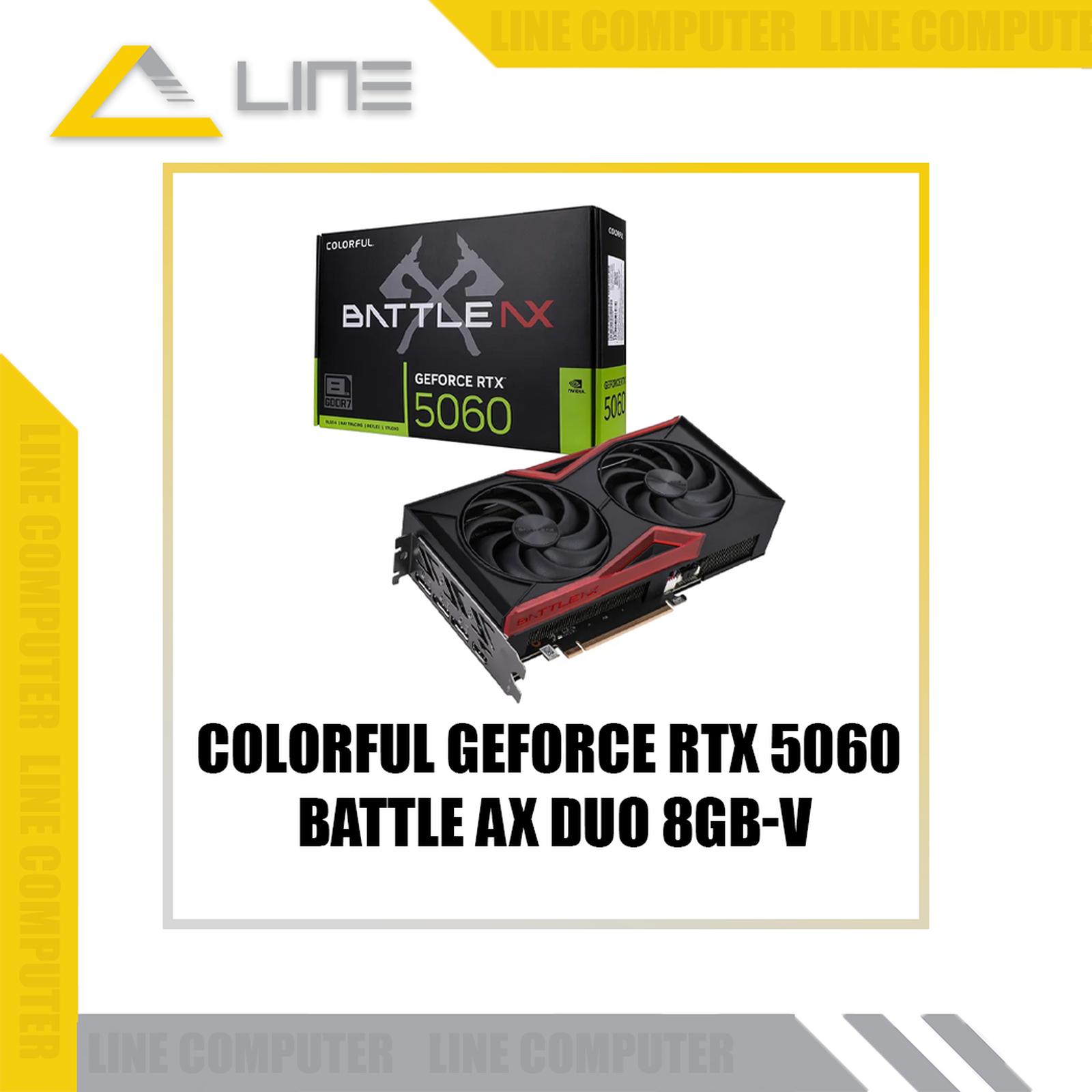VGA Colorful GeForce RTX 5060 BATTLE AX DUO 8GB-V