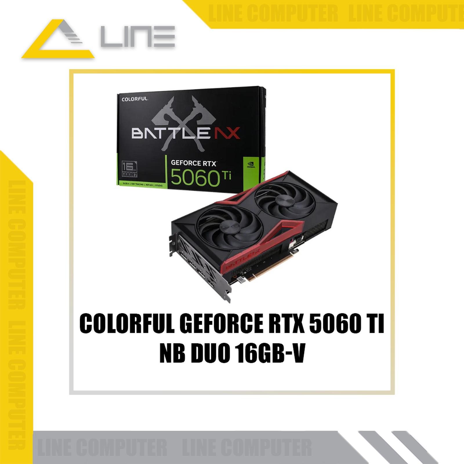 VGA  Colorful GeForce RTX 5060 Ti BATTLE AX DUO 16GB-V