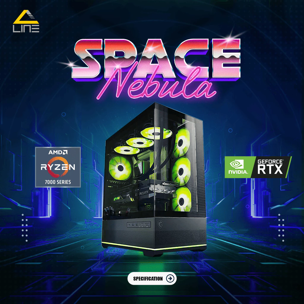 Space Nebula Pre Build PC Gaming