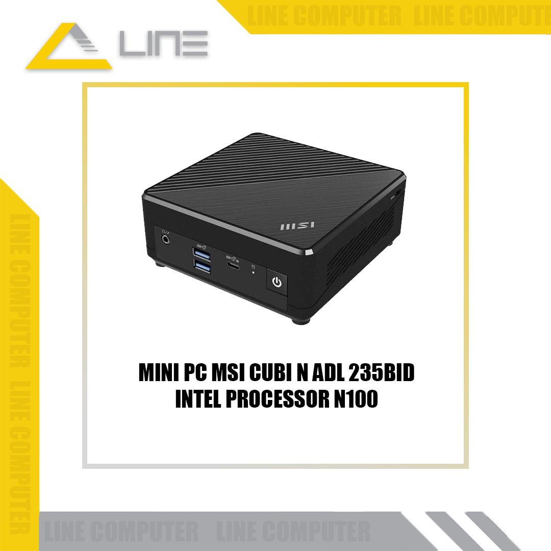 MSI CUBI N ADL 235BID Intel Processor N100 Barebone
