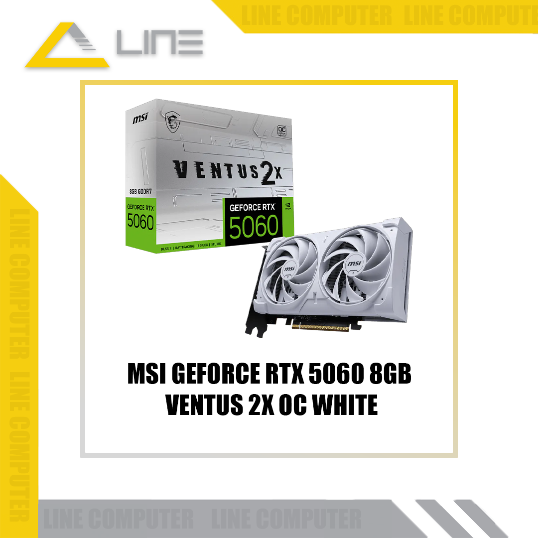 MSI GeForce RTX 5060 8G VENTUS 2X OC WHITE