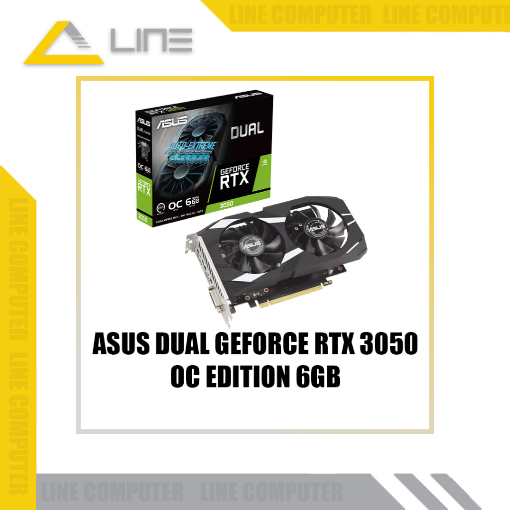 ASUS Dual GeForce RTX 3050 OC Edition 6GB GDDR6